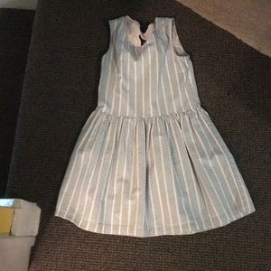 Gap kids blue and white dress